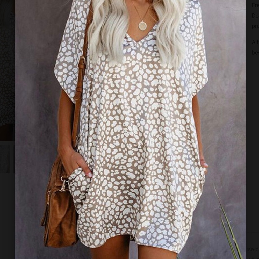 By together Animal Print dress with pockets